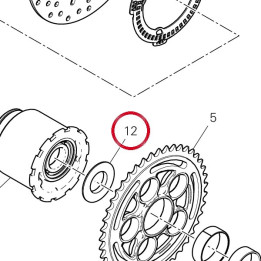 Entretoise 71410411A — réf. 71410411A | Ducati Store