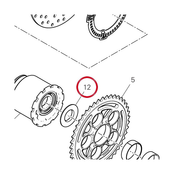 Entretoise 71410411A — réf. 71410411A | Ducati Store