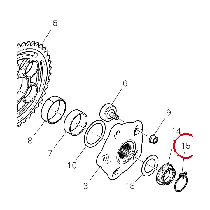 Arret 35Mm 75910081A — réf. 75910081A | Ducati Store