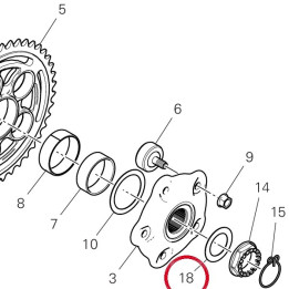 Rondelle 85210551A — réf. 85210551A | Ducati Store