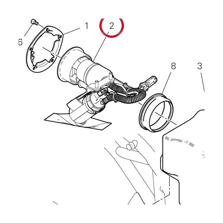 Pompe à carburant 16024363A — réf. 16024363A | Ducati Store