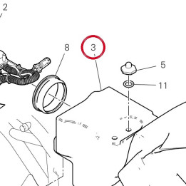 Réservoir carburant — réf. 58612701C | Ducati Store