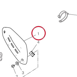 Pare-Chaleur horizontal — réf. 46019971AA | Ducati Store