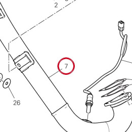 Tuyau échappement — réf. 57014912C | Ducati Store