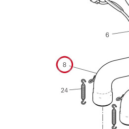 Tuyau échappement vertical — réf. 57114974A | Ducati Store