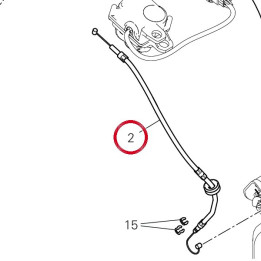 Câble soupape échappement — réf. 73210723B | Ducati Store
