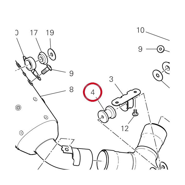 Silentbloc 86610951A — réf. 86610951A | Ducati Store
