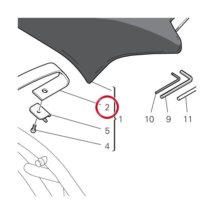 Courroie selle 59516121A — réf. 59516121A | Ducati Store