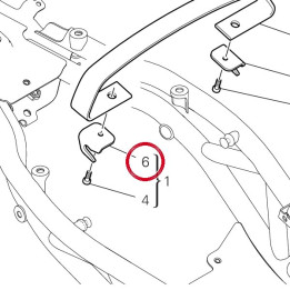 Bride droite 8301G391A — réf. 8301G391A | Ducati Store