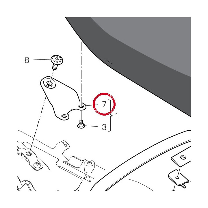 Plaquette 8301G401B — réf. 8301G401B | Ducati Store