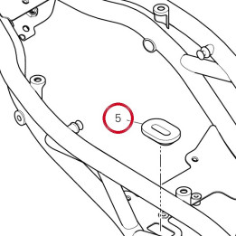 Tampon caoutchouc 86612701A — réf. 86612701A | Ducati Store