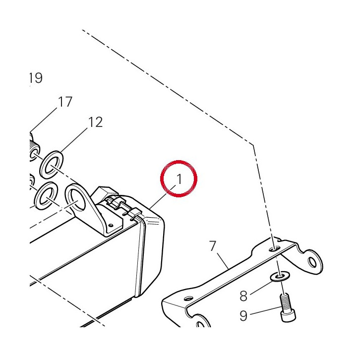 Radiateur à huile 54841091A — réf. 54841091A | Ducati Store