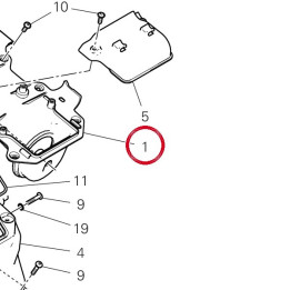 Couvercle filtre ensemble — réf. 24716941A | Ducati Store