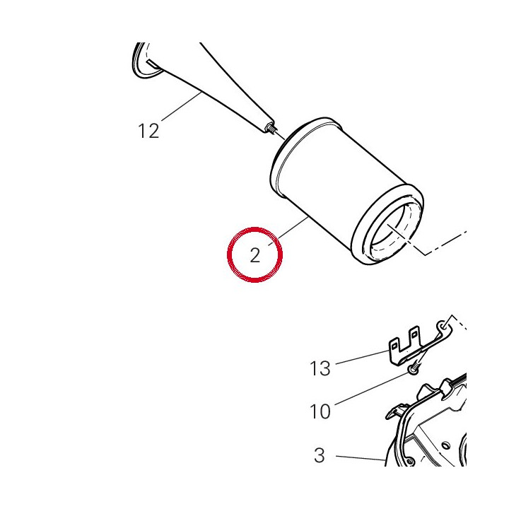 Filtre à air 42610191A — réf. 42610191A | Ducati Store