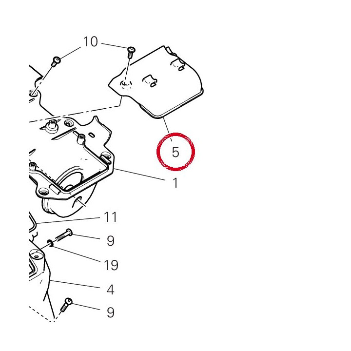 Canalisation aspiration — réf. 48411692A | Ducati Store