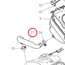 Tuyau Blow-By 87613991A — réf. 87613991A | Ducati Store