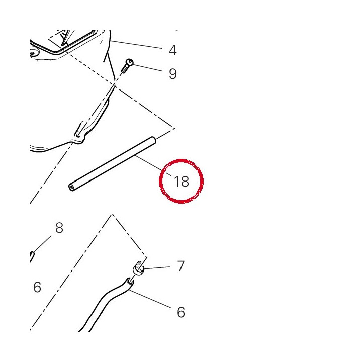 Tige 48810112A — réf. 48810112A | Ducati Store