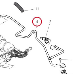 Tuyau carburant 59018614A — réf. 59018614A | Ducati Store