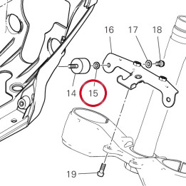 Rondelle dentelee 85240081A — réf. 85240081A | Ducati Store