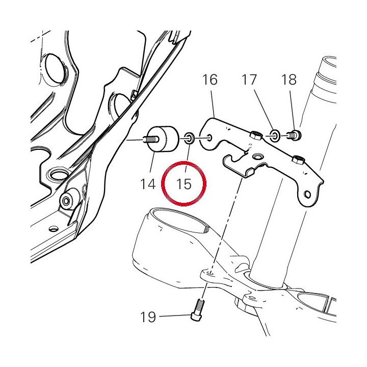 Rondelle dentelee 85240081A — réf. 85240081A | Ducati Store