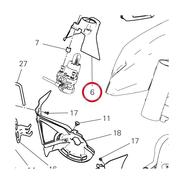 Couvercle contacteur — réf. 48019551A | Ducati Store