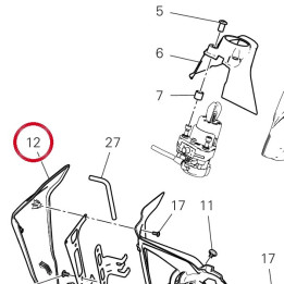 Calotte droit 48216803A — réf. 48216803A | Ducati Store