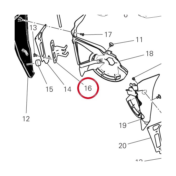 Equerre 8301H171AB — réf. 8301H171AB | Ducati Store