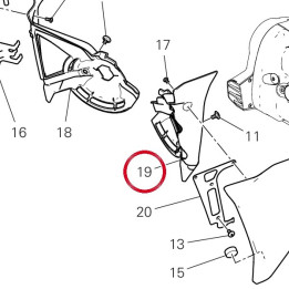 Ouie radiateur gauche — réf. 48411632A | Ducati Store