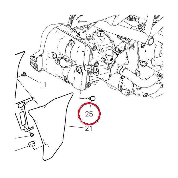 Tampon caoutchouc 86642731A — réf. 86642731A | Ducati Store
