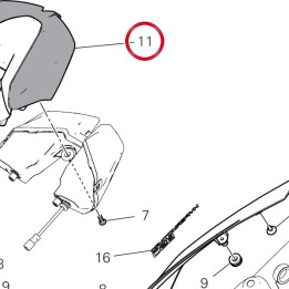 Support feu arrière — réf. 48028993AA | Ducati Store