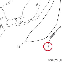 Decalcomanie gauche — réf. 4381C271B | Ducati Store