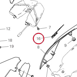 Decalcomanie droite — réf. 4381C281B | Ducati Store