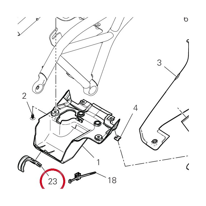 Support cache 8291R221A — réf. 8291R221A | Ducati Store