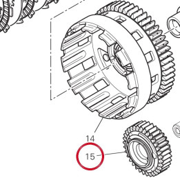 Pignon transmission — réf. 17011721A | Ducati Store