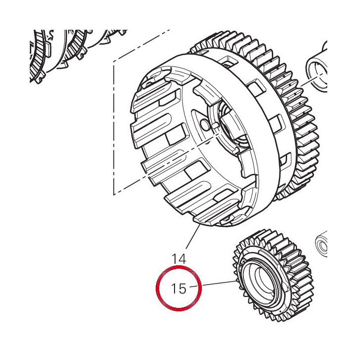 Pignon transmission — réf. 17011721A | Ducati Store