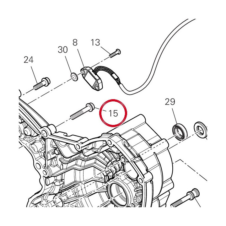 Vis tceif M6X35 10,9 — réf. 77140723C | Ducati Store