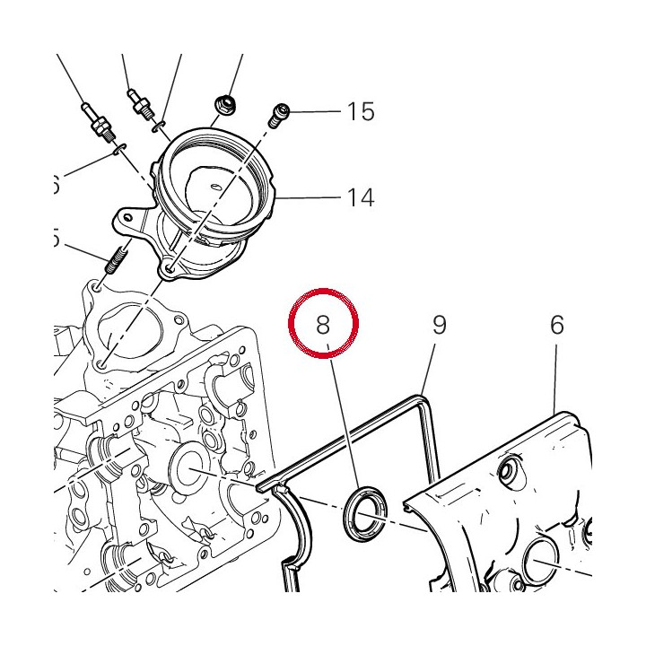Joint, bougie 78810941A — réf. 78810941A | Ducati Store