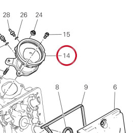 Raccord D'Admission — réf. 14010912A | Ducati Store