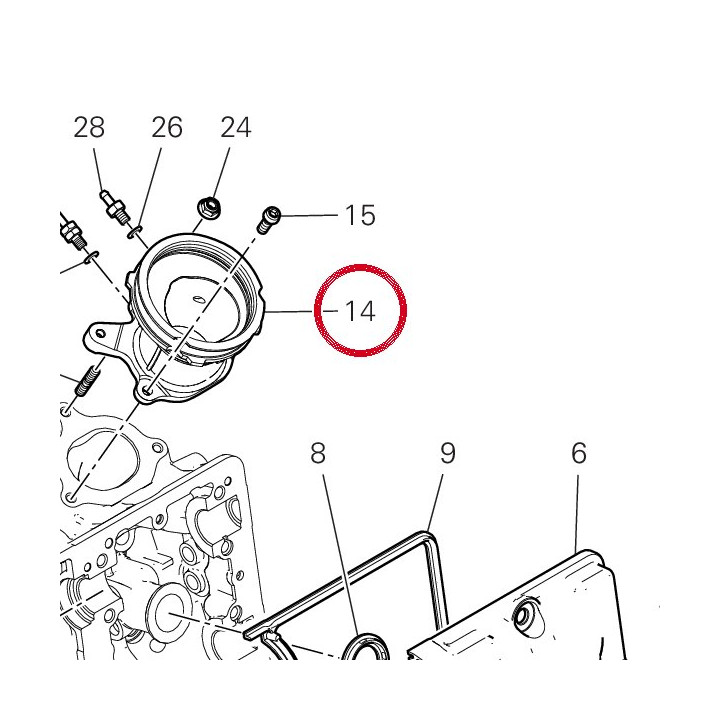 Raccord D'Admission — réf. 14010912A | Ducati Store