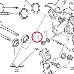 Bouchon fileté 78010511D — réf. 78010511D | Ducati Store