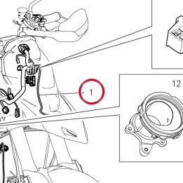 C╢blage principal 5101D071E — réf. 5101D071E | Ducati Store