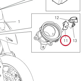 Equerre 8301A991AA — réf. 8301A991AA | Ducati Store