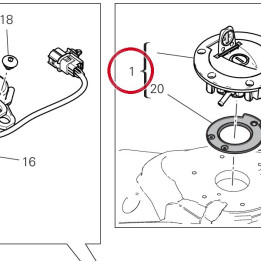 Bouchon réservoir carburant — réf. 89520421B | Ducati Store