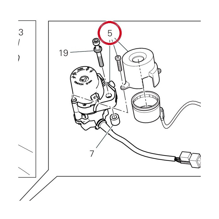 Commutateur À clé 65220351B — réf. 65220351B | Ducati Store