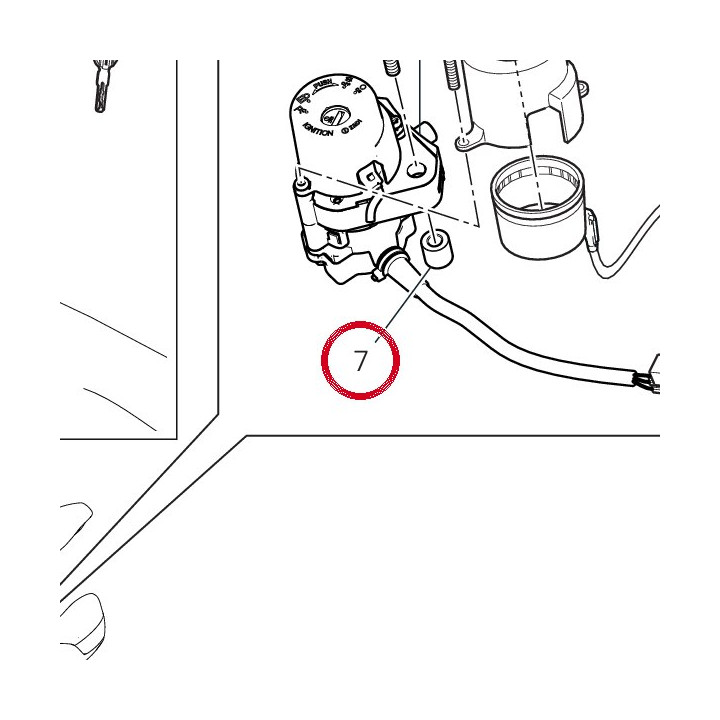 Entretoise 71615641AA — réf. 71615641AA | Ducati Store