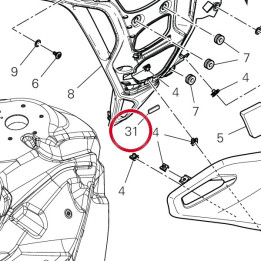 Tampon 86612511A — réf. 86612511A | Ducati Store