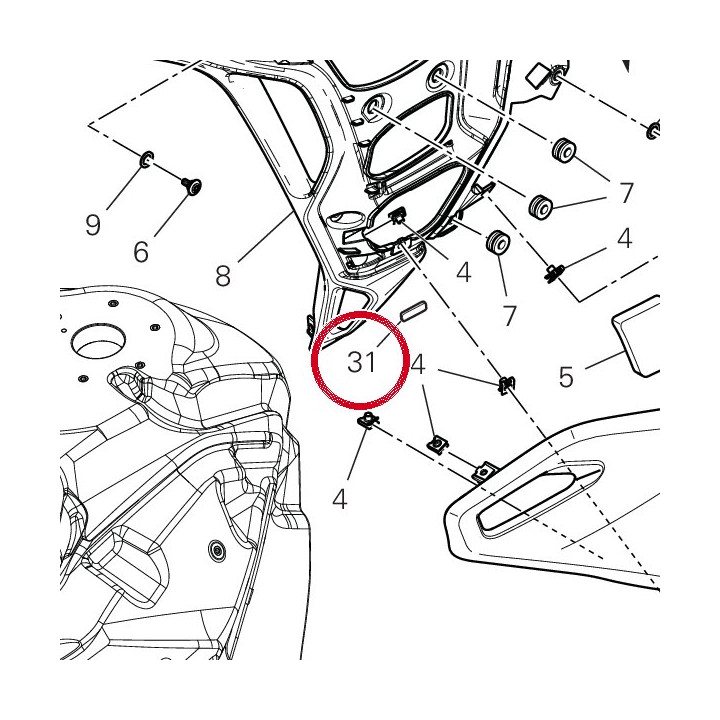 Tampon 86612511A — réf. 86612511A | Ducati Store