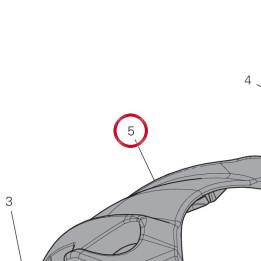Garde-Boue avant carbone — réf. 564P1512BA | Ducati Store