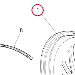Jante roue ar. 50212351AA — réf. 50212351AA | Ducati Store