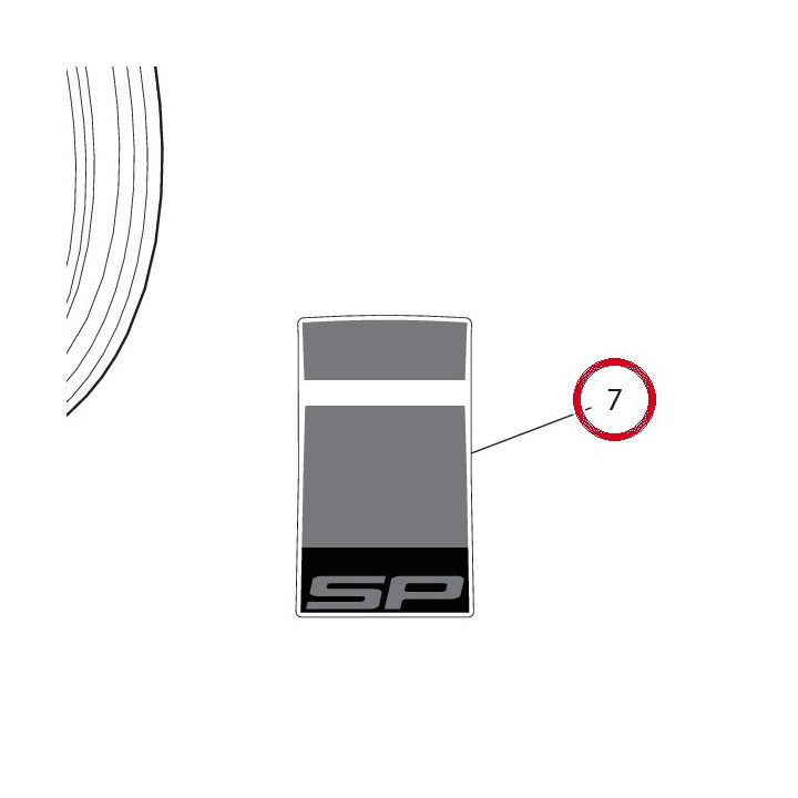 Decalcomanie Sp 4381E751A — réf. 4381E751A | Ducati Store